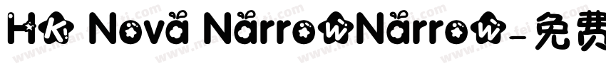 HK Nova NarrowNarrow字体转换